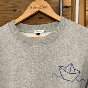 FELPA WOMAN L - "BARCHETTA" (Colore grigia)
