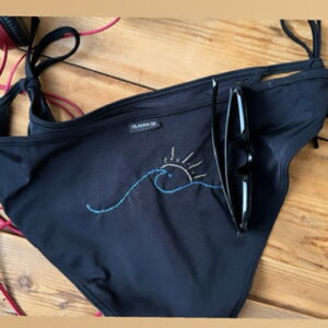 COSTUME SLIP NERO TRAMONTO