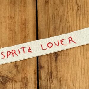 PORTACHIAVI "SPRITZ LOVER" ricamato a mano
