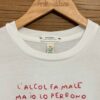 L'ALCOL FA MALE MA IO LO PERDONO - XS UNISEX BIO (Panna)