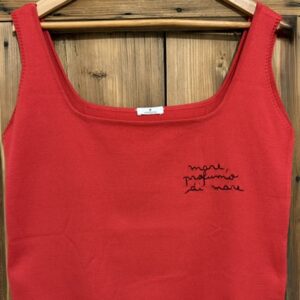CANOTTA MOJITO AL SOLE 2XL - "MARE PROFUMO DI MARE" (Color rossa)