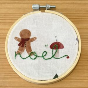 TELAIO "NOEL BISCOTTINO" ricamato a mano