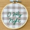 TELAIO "O HOLY NIGHT" ricamato a mano