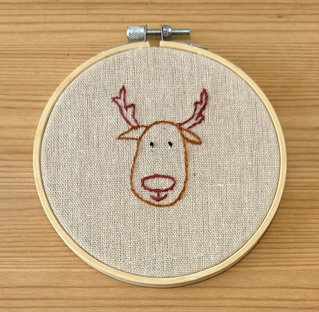 TELAIO "RENNINA" ricamato a mano